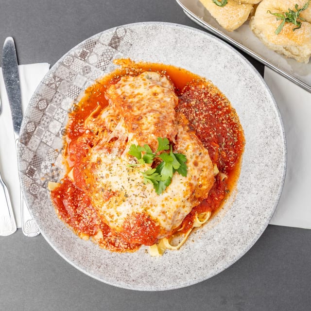 Chicken Cutlet Parmigiana.
