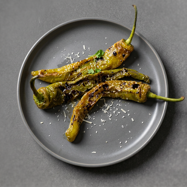 Side of Long Hot Finger Pepper.